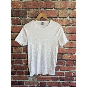 G-Star Raw Womens White Short Sleeve Plain T-shirt Size Large